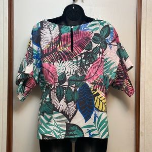Tropical Print Women's Top